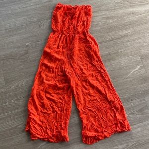 Neon Orange romper !